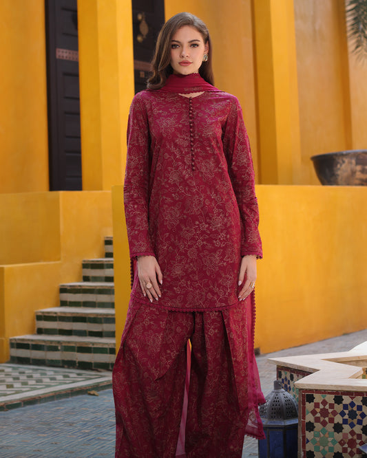 Elegant echo Maroon Hs-49